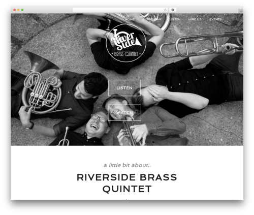 Optimizer PRO WordPress theme - riversidebrass.co.uk