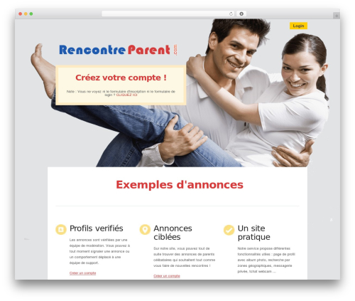 RP WordPress theme - rencontre-parent.com