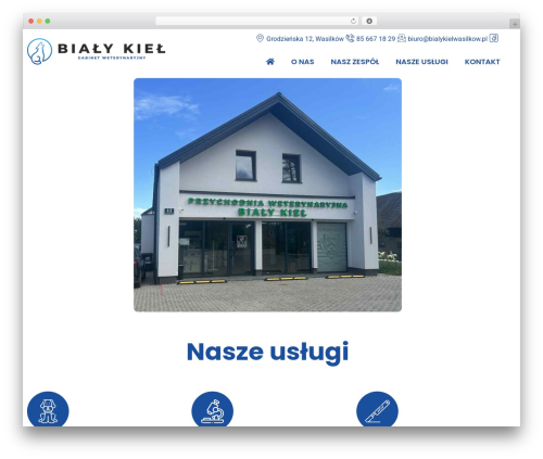 Silverfox WordPress theme - bialykielwasilkow.pl