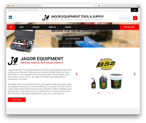 Stellar Theme WordPress theme - jagorequipmenttoolandsupply.com