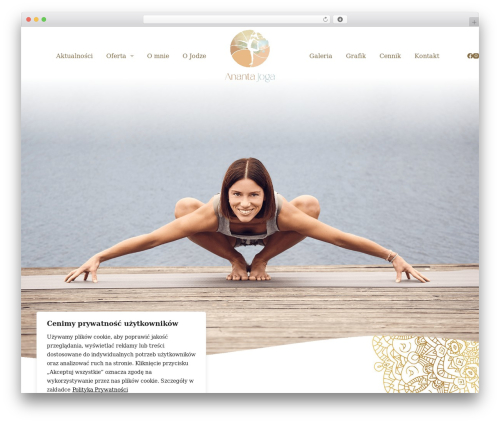 Theme WordPress Blocksy - anantajoga.pl