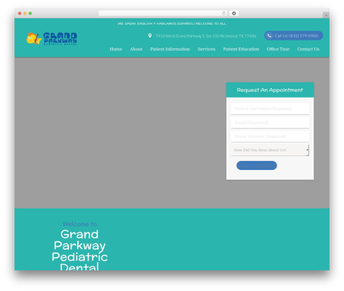 WordPress theme DoctorGenius Framework - grandparkwaypediatricdental.com