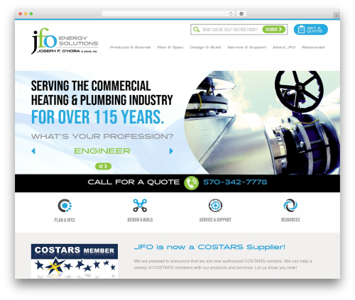 WordPress theme jfo - jfohora.com