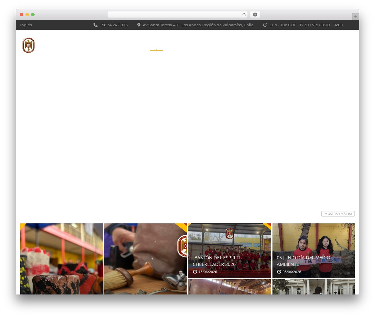 WordPress theme MasterStudy - escuelaespanalosandes.cl