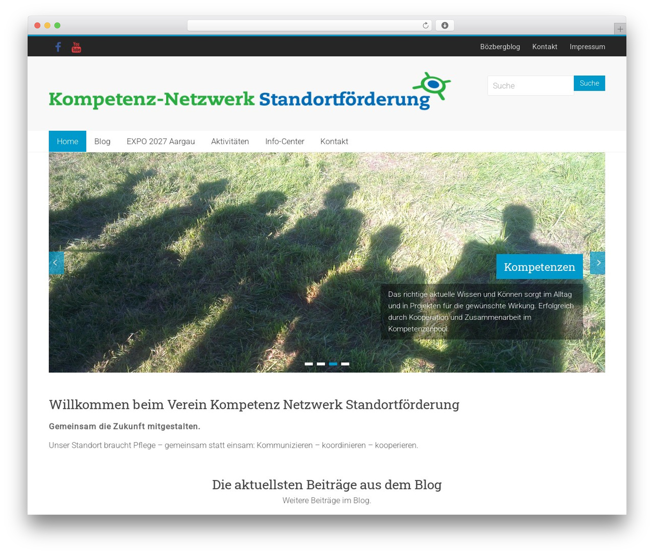 Accelerate Pro WordPress website theme - knsf.ch