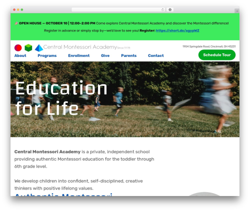 Beaver Builder Theme WordPress theme - centralmontessoriacademy.com