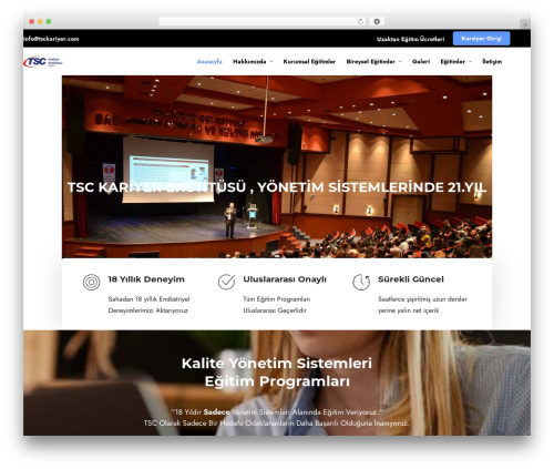Coursector WordPress theme - tsckariyer.com