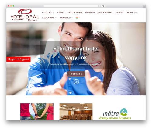 Divi WordPress theme - hotelopal.hu