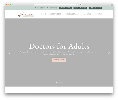 Hover box WordPress plugin - ocotillointernalmedicine.com