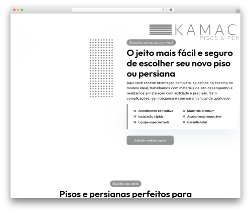 Loraic theme WordPress - kamacho.com.br