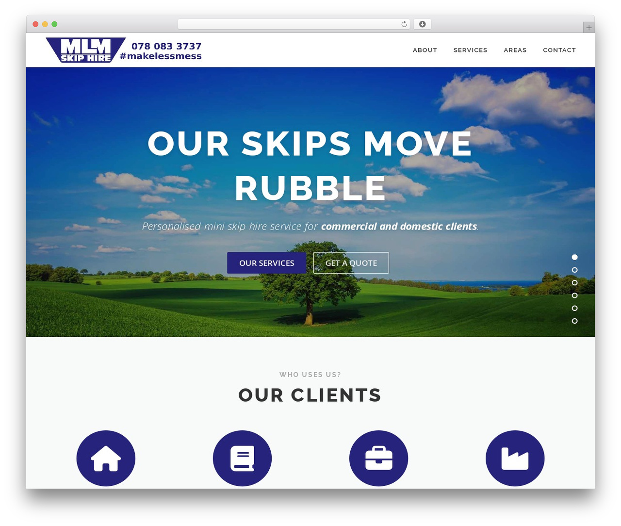 Theme WordPress OnePress - mlmskiphire.co.za
