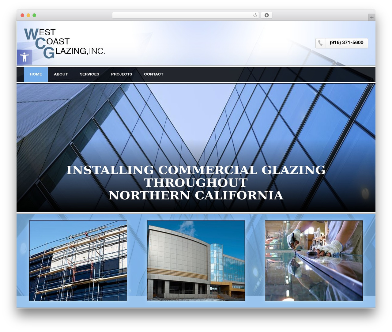 Triggerfish Responsive theme WordPress - wcglazinginc.com