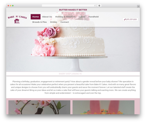 weblocal2018 WordPress theme - bakencakes.com