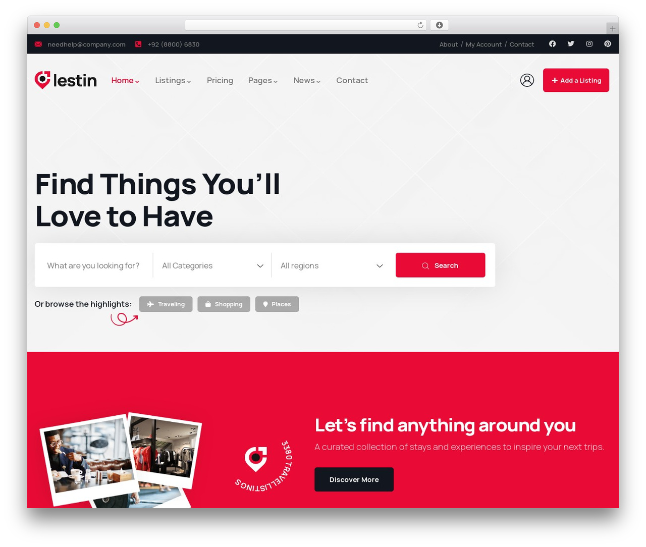 WordPress theme Lestin - gaviaspreview.com/wp/lestin