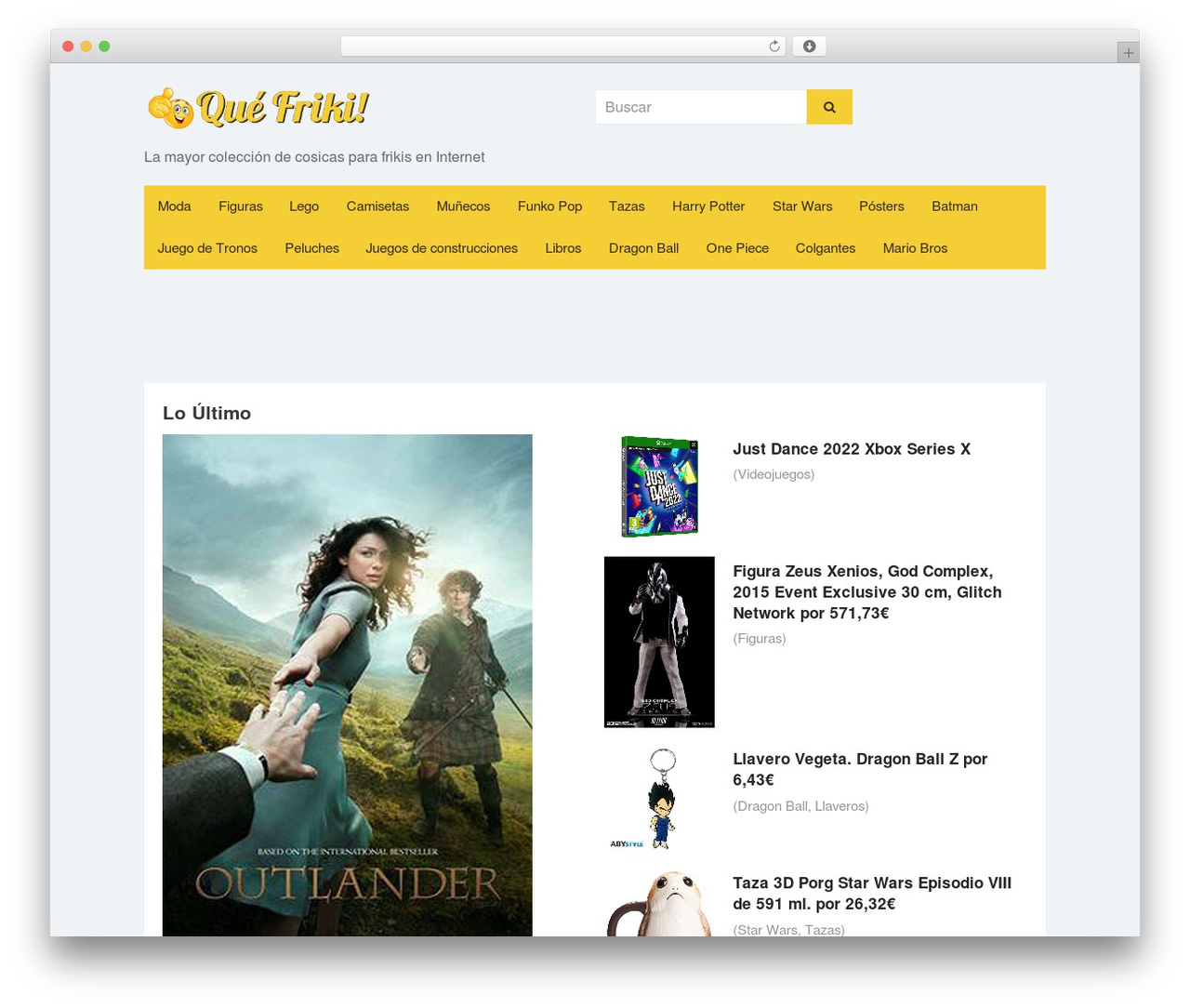 WordPress theme The Box Plus - quefriki.com