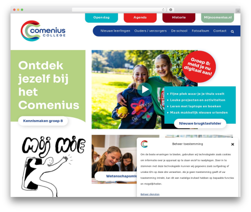 WordPress theme WP Theme Base - comenius-hilversum.nl