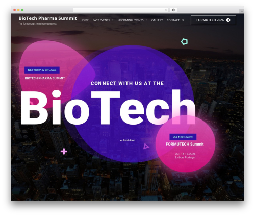 Weblator charts WordPress plugin - biotechpharmasummit.com