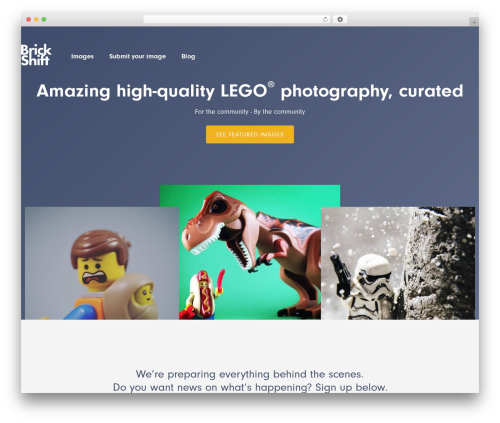 brickshift WordPress gallery theme - brickshift.com