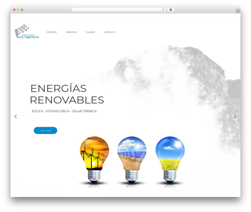Deploy WordPress theme - onyxingenieria.com