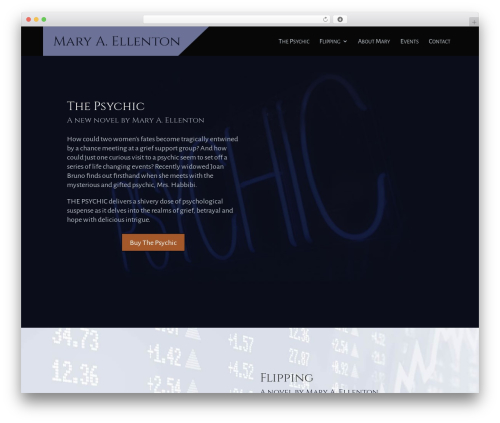 Divi WordPress theme - maryellenton.com