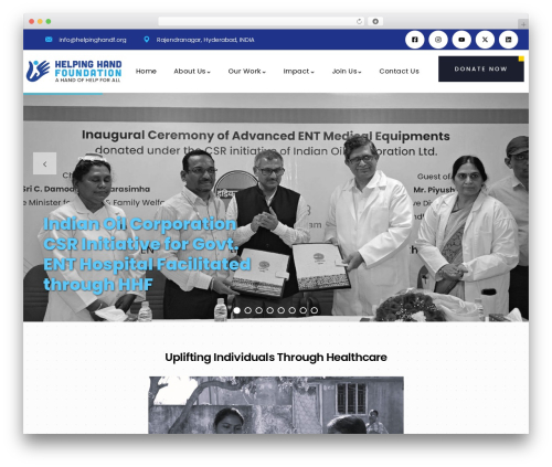 Krowd themer WordPress plugin - helpinghandf.org