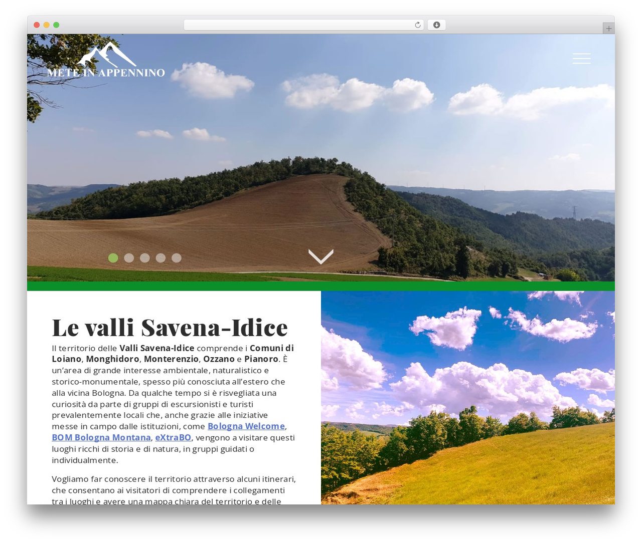 OneSite Bootstrap theme WordPress - meteinappennino.it OneSite Bootstrap theme WordPress - meteinappennino.it