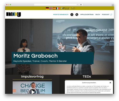 Divi translate main WordPress plugin - moritzgrabosch.com