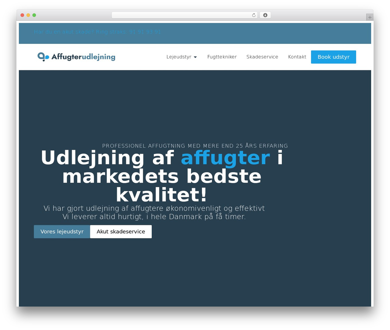 Theme WordPress Hello Elementor - affugterudlejning.dk