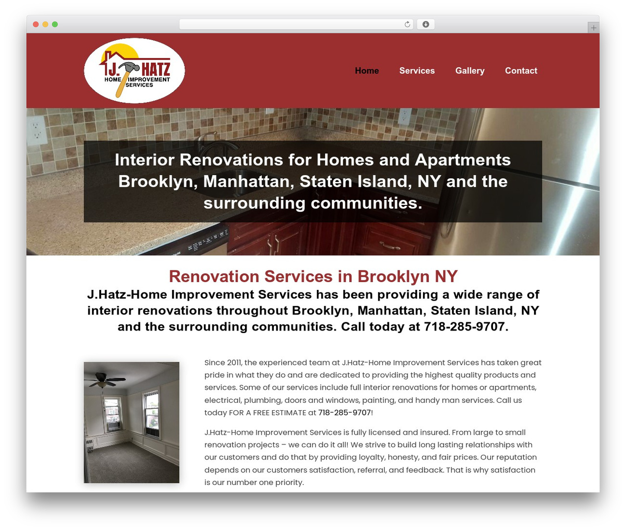 WordPress theme Divi - jhatzhandyman.com
