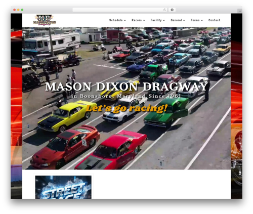 Divi eventmanager WordPress plugin - masondixondragway.com