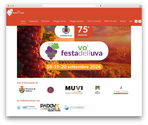 WordPress theme Skeleton - festadelluvadivo.it