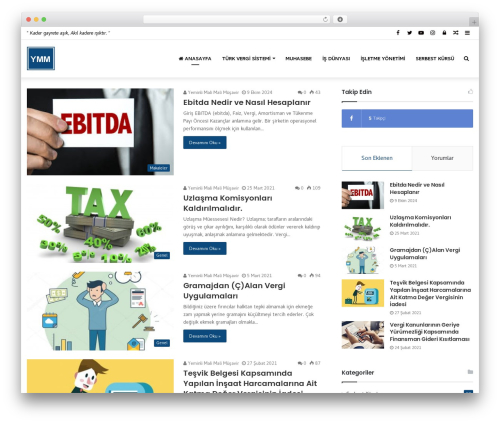 YMM WordPress theme - yeminlimalimusavir.net