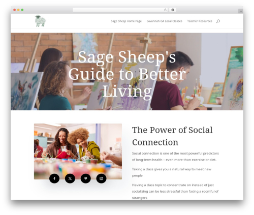 Events calendar modules for divi WordPress plugin - sagesheep.com