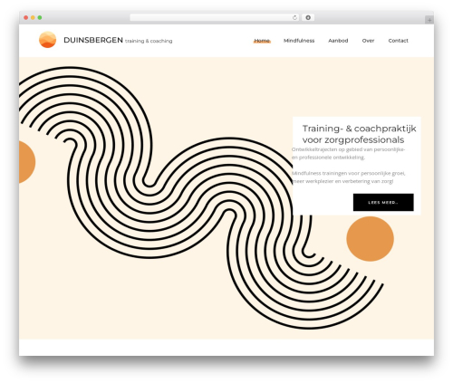 WordPress theme Anders - duinsbergen.com