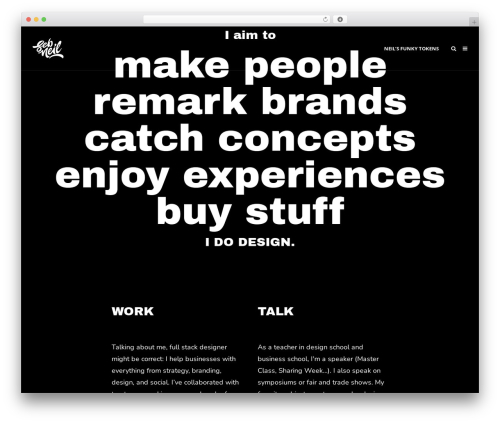 WordPress theme Create - sebneil.com
