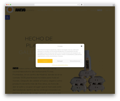aeuroweb best WordPress theme - awevo.es