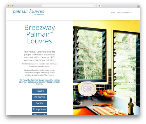 Divi theme WordPress - palmairlouvres.com
