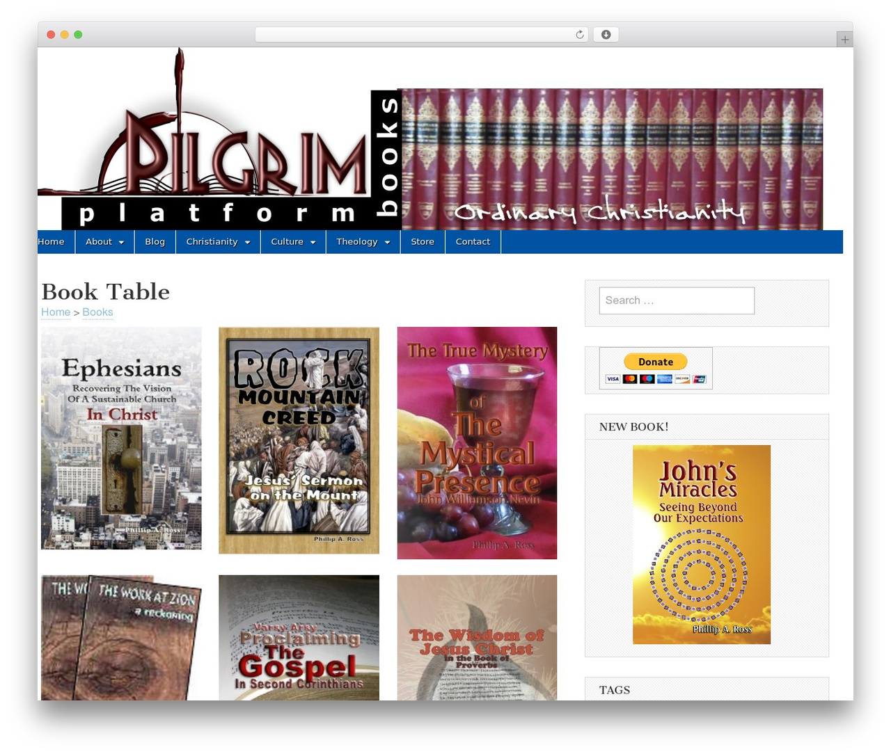 Magazine Basic WordPress theme design - pilgrim-platform.org