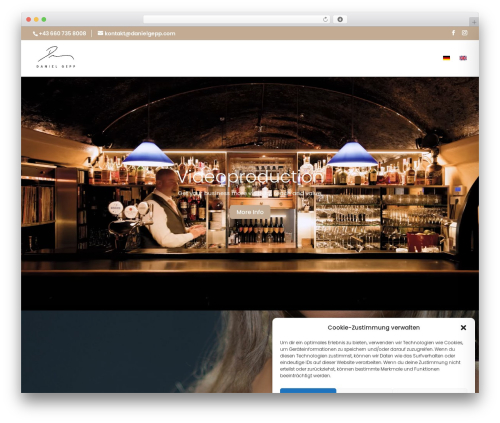 Divi theme WordPress - danielgepp.com