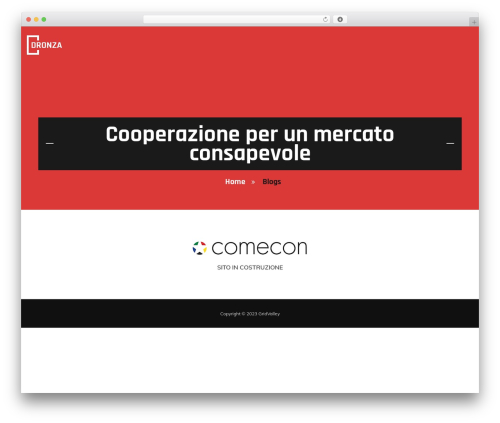 Dronza WordPress theme - comecon.ch