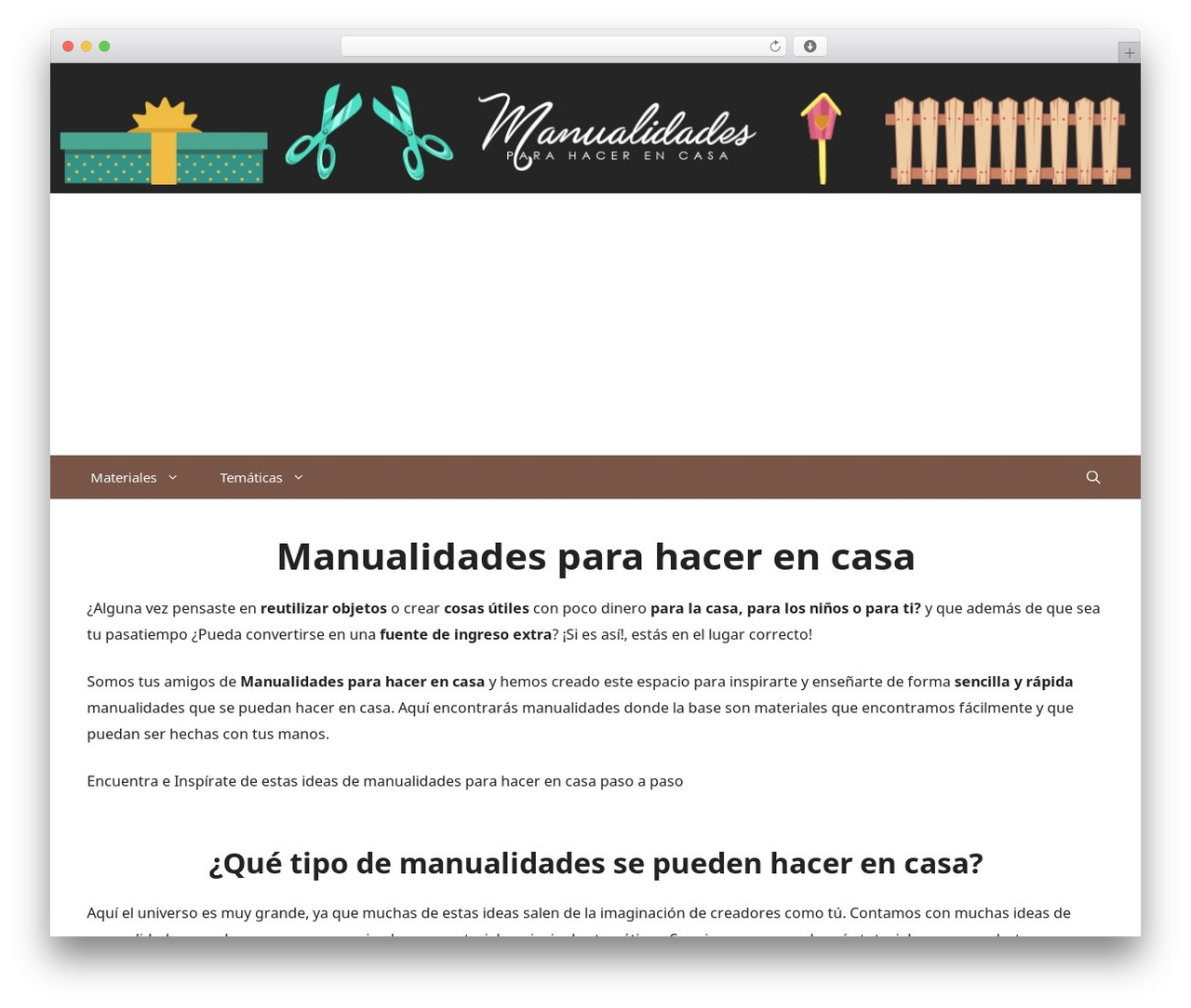 GeneratePress WordPress theme - manualidadesparahacerencasa.com