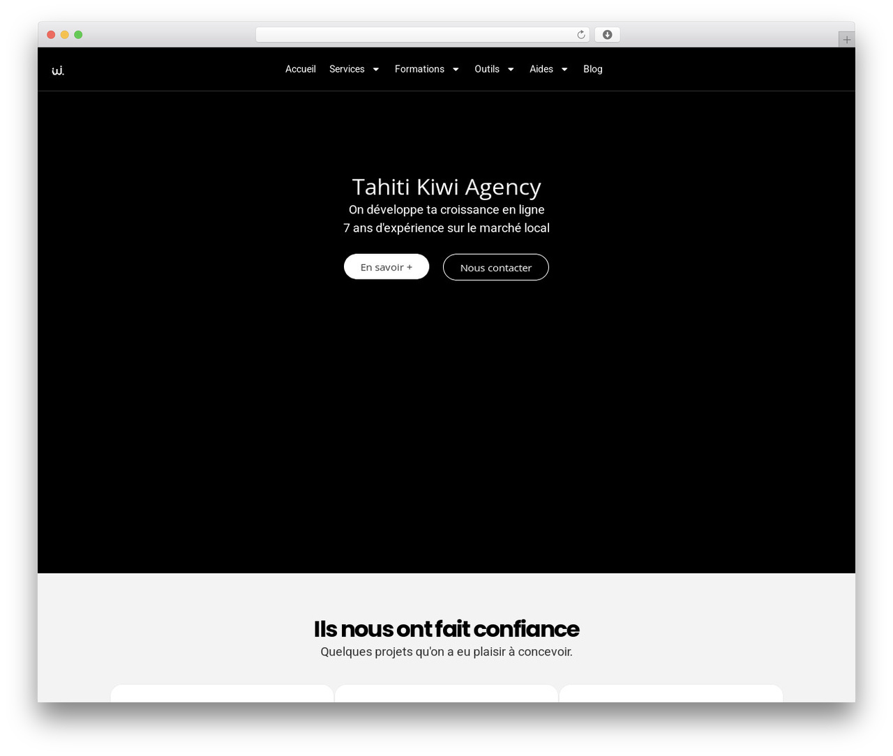 Hello Elementor WordPress page theme - tahiti-kiwi.com