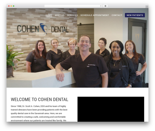 HJS Flex WordPress theme - savannahdentalcentre.com