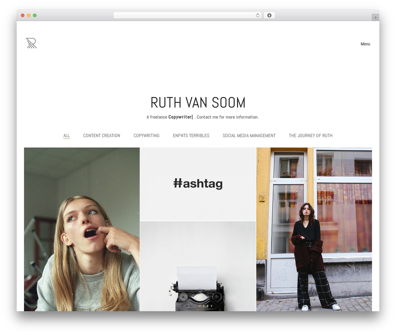 Kalium theme WordPress - ruthvansoom.com