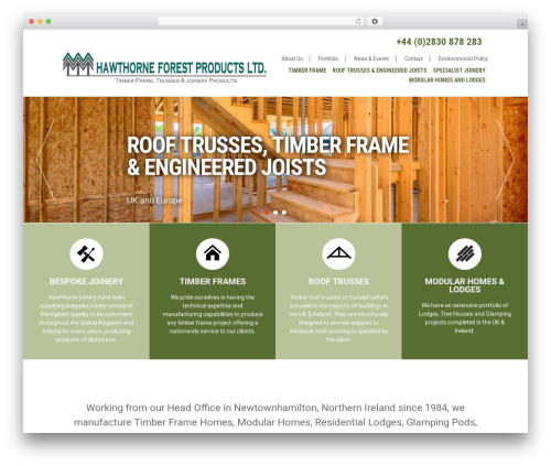 WebsiteNI Theme WordPress theme - hawthorneforestproducts.com