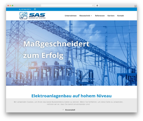 WordPress theme DI Flat - sas-sgh.de
