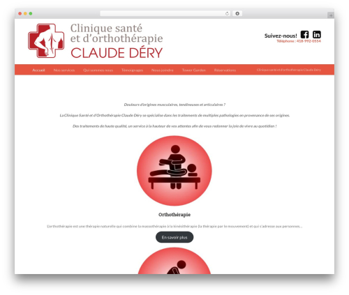 WordPress theme Incentive - claudedery.com