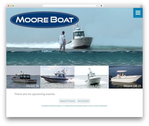 WordPress website theme Darwin - mooreboat.com