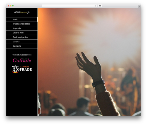 admieventos WordPress theme - admieventos.com