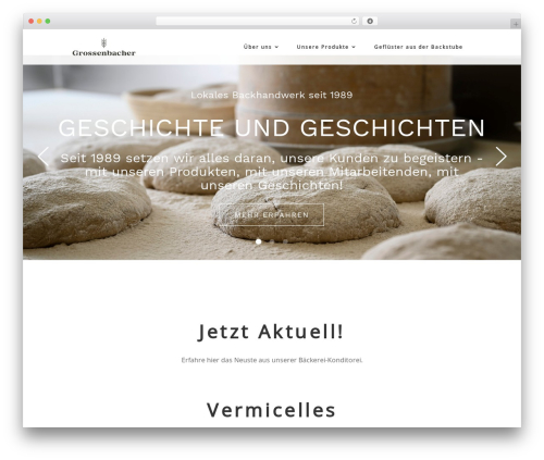 Sense forms WordPress plugin - baeckerei-grossenbacher.ch